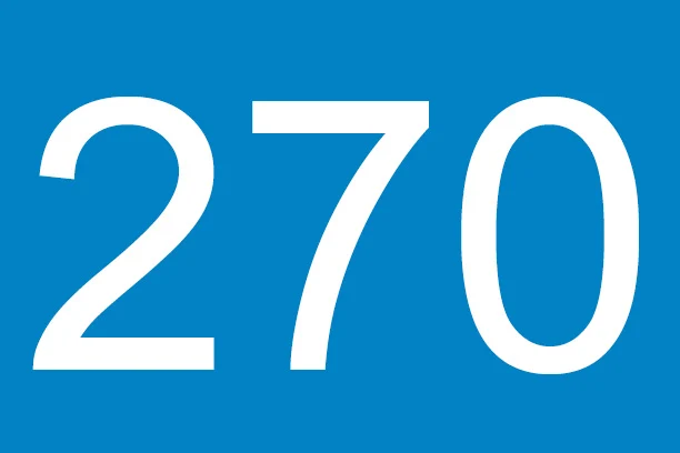 Zahl 270