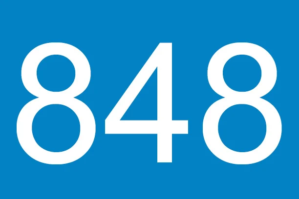Zahl 848