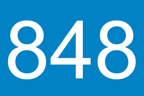 Zahl 848